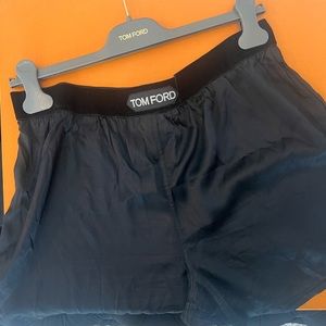 Tom Ford Stretch Silk Satin Boxer Shorts in size Large